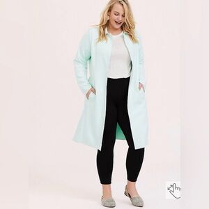 Torrid Green Trench Coat Relaxed Fit